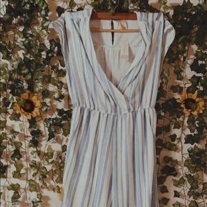 Striped jumpsuit. Never worn new with tags.